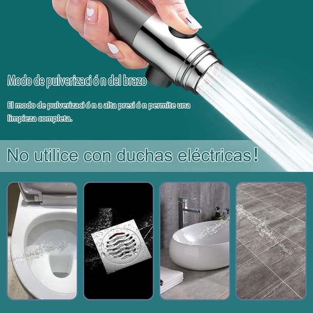 Thumbnail 3 de Alcachofa de ducha con filtro Gris