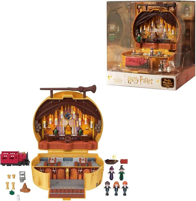 Detalle de Polly Pocket Harry Potter HRD56 🎒 Juego y muñecos de colección