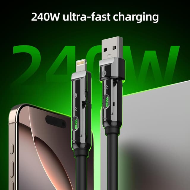 Thumbnail 1 de MFish 4-in-1 Fast Charging Cable