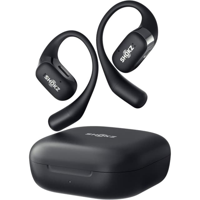Detalle de Shokz Openfit auriculares inalámbricos Open Ear IP54 con micrófono (negros)