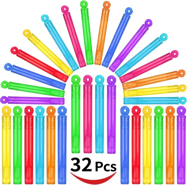 Thumbnail 2 de 32-Piece Mini Bubble Wands 4" for Parties