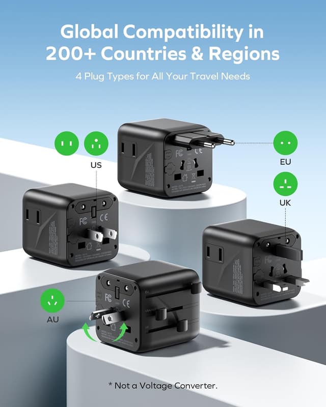 Detalle 2 de MOMAX Universal Travel Adapter Mini 98g