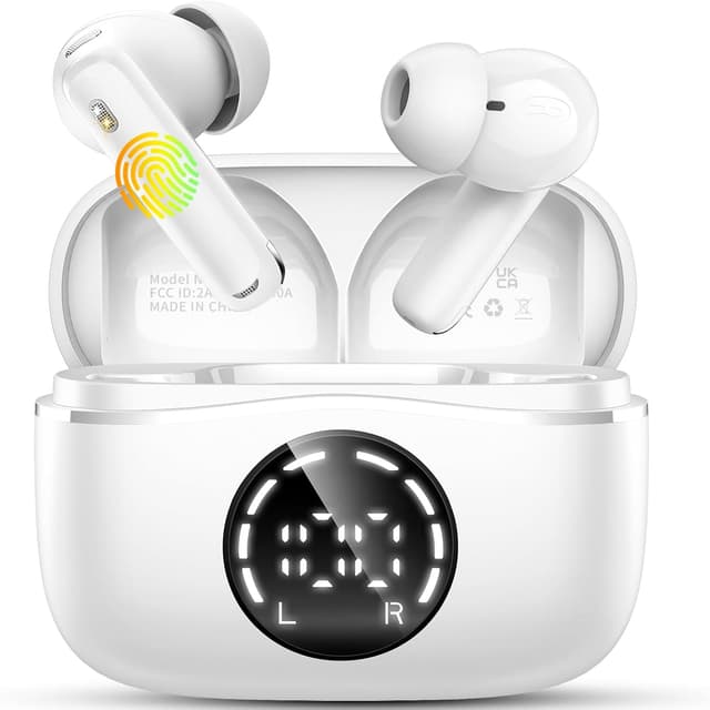 Detalle de chalvh Bluetooth 5.4 Wireless Earbuds with ENC, 48H Playtime, USB-C Fast Charge & IP7