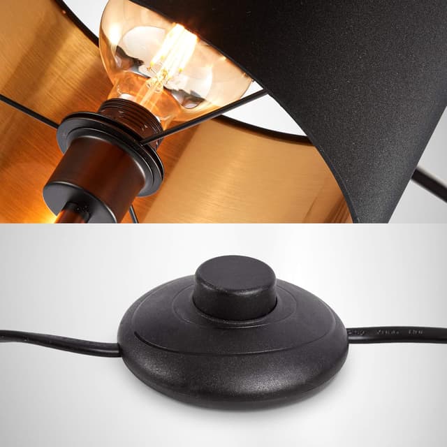 Detalle 2 de B.K.Licht Stehlampe Vintage 30×141,5 cm