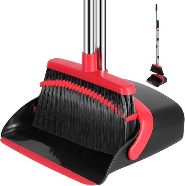 Imagen de NACENA Broom and Dustpan 52-in 🧹 en OfertitasTOP