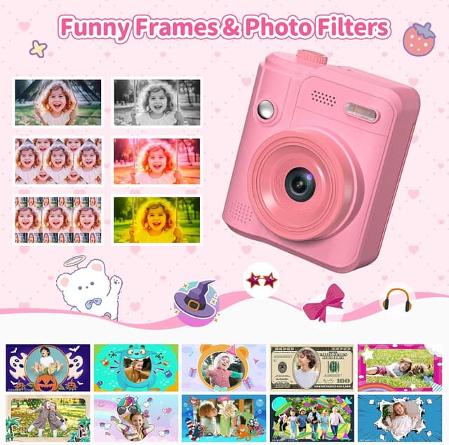 Detalle 2 de Gofunly Kinderkamera 1080P mit 32 GB ⚙