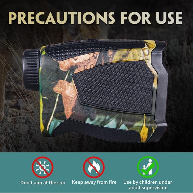 Detalle de REVASRI 1200Y/M telémetro 8x, alcance 1200 yd