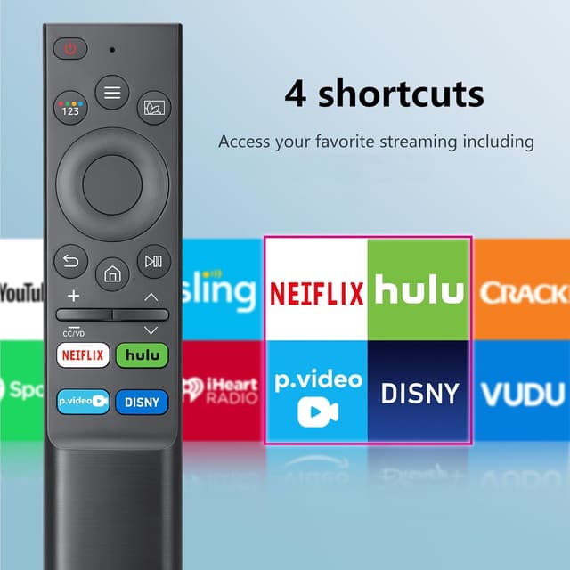 Detalle 2 de Universal Replacement Remote Controls (Pack of 2) for Samsung Smart TVs (Upgraded) – No Voice