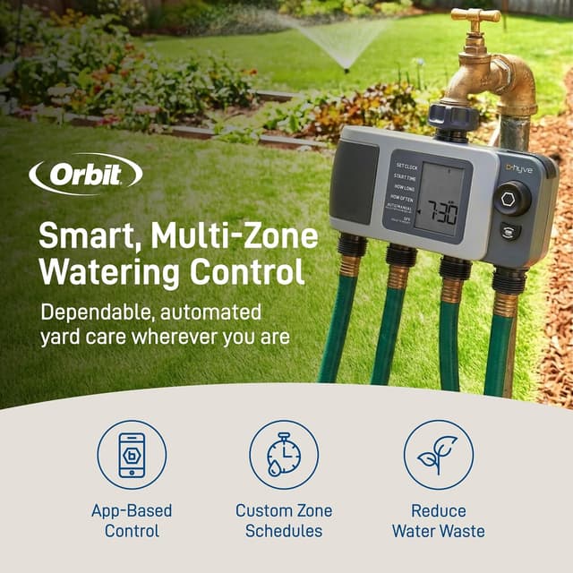 Detalle de Orbit B-hyve XD 4-Port Smart Hose Timer