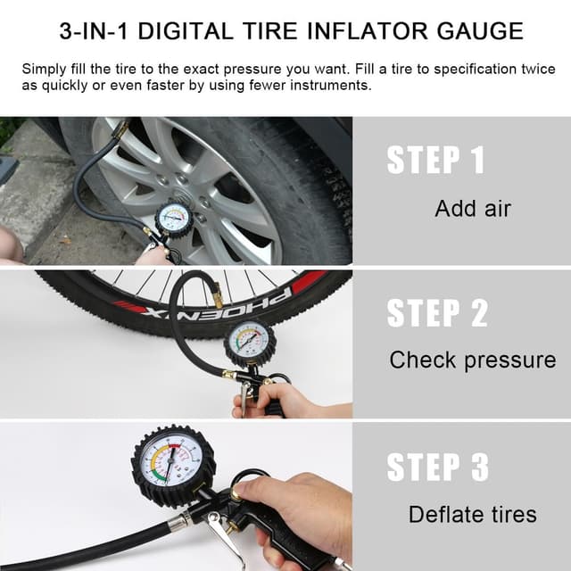 Detalle 2 de URAQT Manometro digitale pressioni 220 PSI