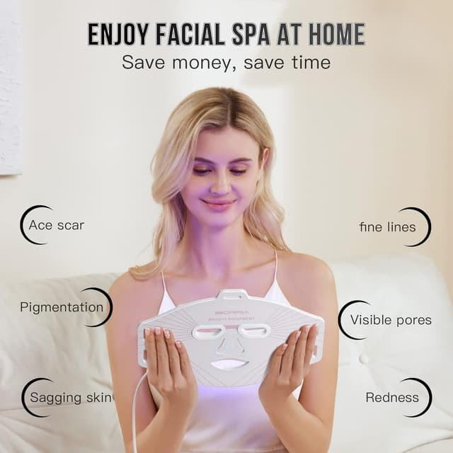 Thumbnail 3 de IBORRIA Máscara LED de Terapia Lumínica Facial 🌟