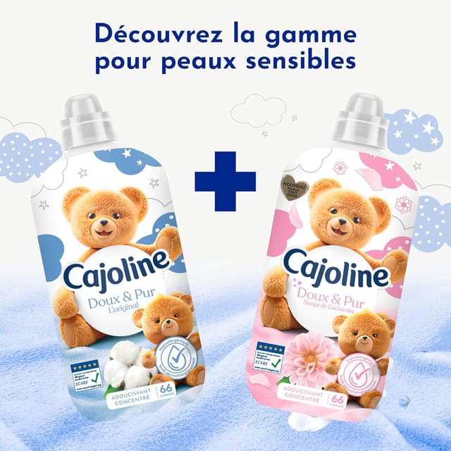 Thumbnail 6 de Cajoline Doux & Pur adoucissant linge 1,386 L