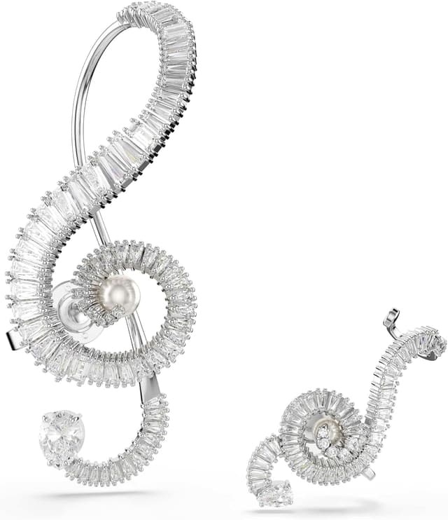 Thumbnail 6 de Swarovski Ariana Grande Pendientes aro Crystal Pearl 1 unidad