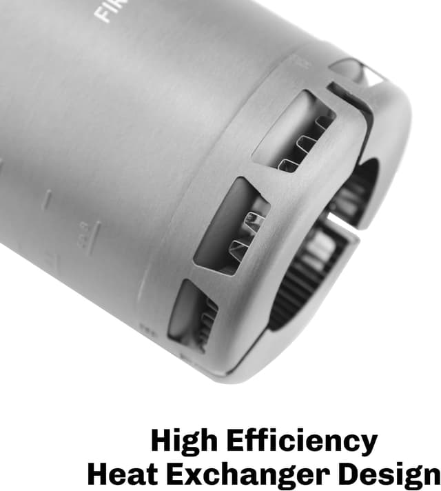 Detalle 2 de Fire-Maple Petrel ultralight camping cookware set (0.6L pot, lid, stove & titanium stand)