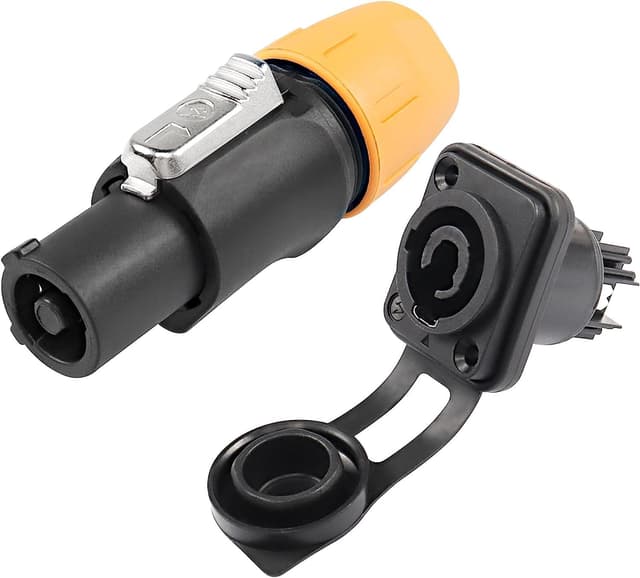 Detalle de XMSJSIY Powercon 3‑pin 20A 250V speaker connector