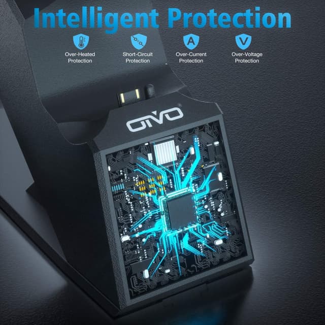 Detalle 2 de OIVO PS4 Controller Charger 1.8H fast charging dock