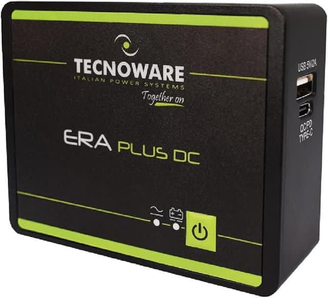 Detalle de Tecnoware Power Systems Mini UPS ERA Plus ⚡ 25W, Cámaras y WiFi