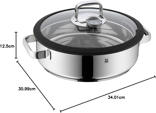 Thumbnail 15 de WMF Vitalis - Fuente Vapor 28 cm con Tapa y Termómetro 🍲