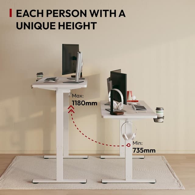 Thumbnail 4 de SANODESK QS-Gaming escritorio elevable 110x54 cm