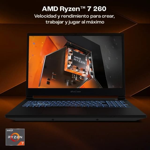 Detalle 2 de PCCom Revolt 5050 con AMD Ryzen 7 y GTX 5050 🚀