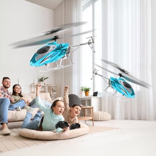 Thumbnail 2 de VATOS RC Helicóptero 🛸 Con Luz LED y Despegue Sencillo