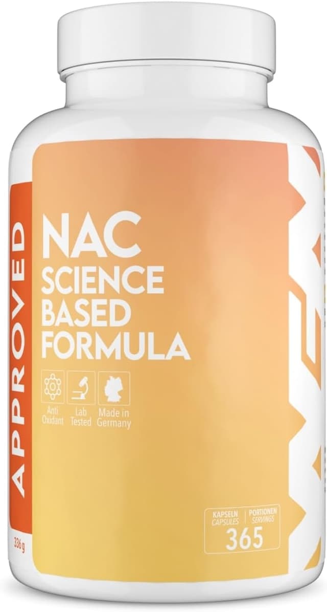 Imagen de WFN Approved NAC 800 mg 🌱 Cápsulas veganas, 365 dosis en Alemania en OfertitasTOP