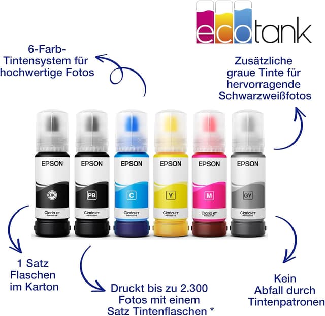 Detalle 2 de EcoTank ET-8500 Drucker DIN A4 đź–¨