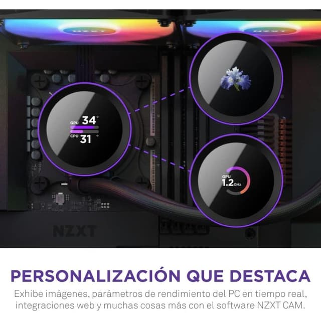 Detalle 2 de NZXT Kraken 280 RGB Kit de refrigeración líquida