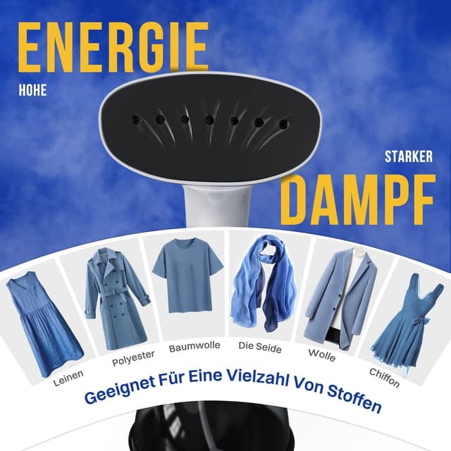 Detalle de Rolipo Dampfglätter 1640 W mit 400 ml Tank