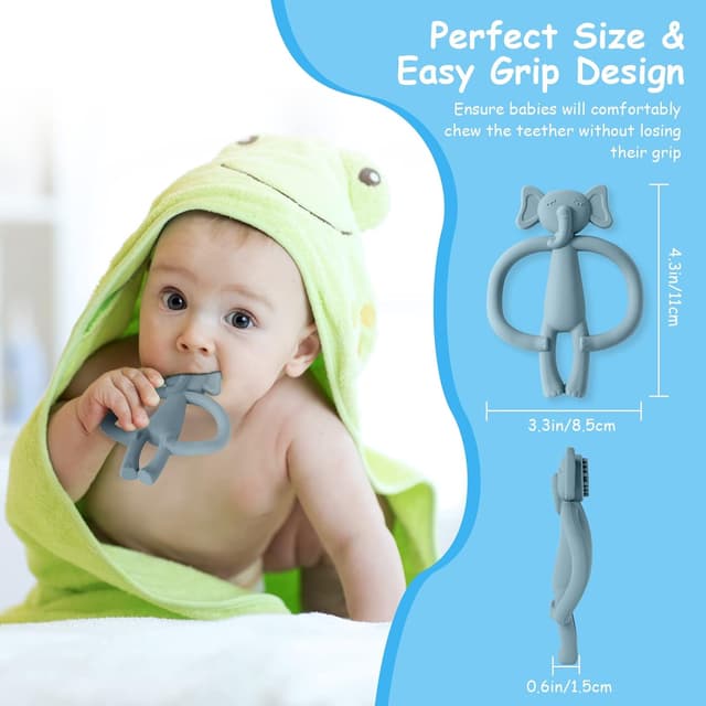 Detalle 2 de Vicloon Beißspielzeug 2er Set