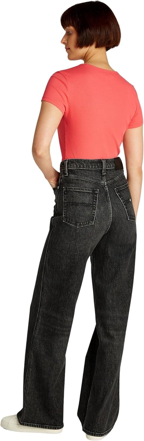 Detalle 2 de Tommy Jeans Damen Jeans Hose Claire High Rise im 5-Pocket-Style