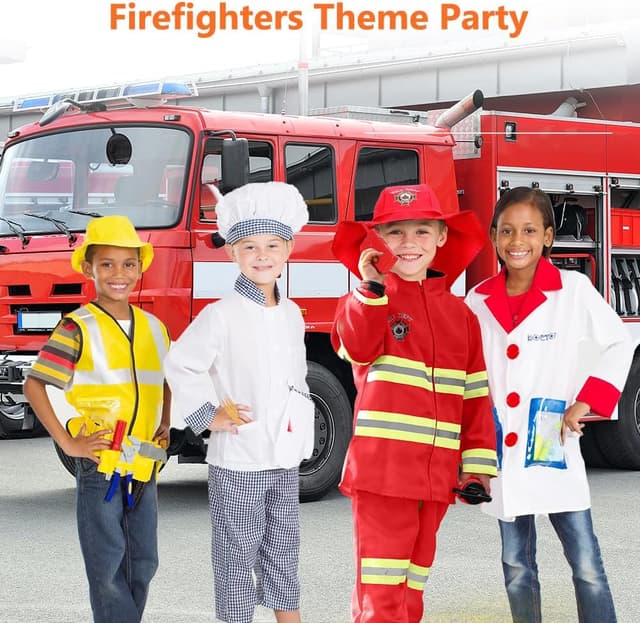 Thumbnail 6 de AYBUY Costume Pompier Enfants