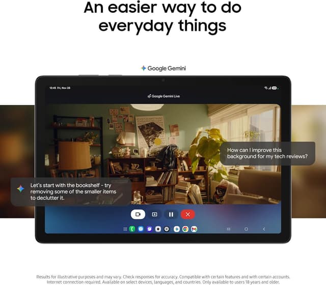 Thumbnail 6 de Samsung Galaxy Tab A11+ (8GB RAM, 256GB) with Dolby Atmos speakers, 11-inch display, AI assistance, and long-lasting battery (Gray)