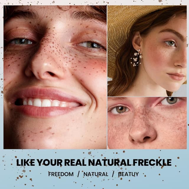 Detalle 2 de Pudaier 2-in-1 Dual Ended Microblading Freckle Pen & Freckle Stamp (waterproof, up to 24H)