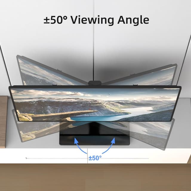 Detalle 2 de Suptek TS202 swivel TV stand 45kg VESA