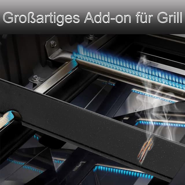 Detalle de 66032 Flavorizer Bars & Hitzeschild-Ersatz für Weber Genesis II und GS4 300-Serie (Aromaschienen, 5 Stück, 43,4 cm)