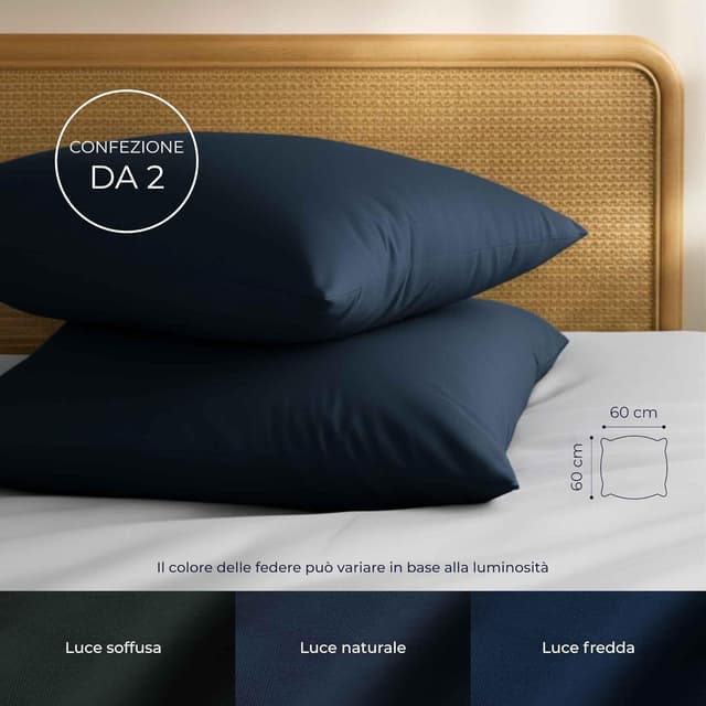 Detalle de Dreamzie Federe 60x60 cotone rinforzato