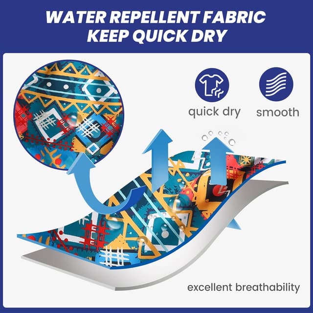 Detalle de MaaMgic Herren Badeshorts Vintage Retro 5-10 Minuten