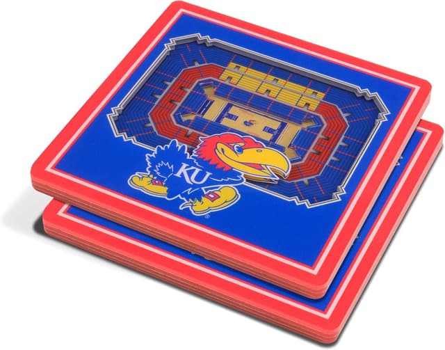 Detalle 2 de YouTheFan NCAA 3D StadiumView Coasters (4 x 4) — 3D stadium drink coasters