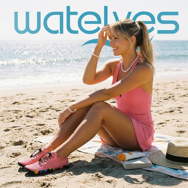 Detalle de WateLves Chaussures de bain et d’eau antidérapantes pour femmes et hommes (tailles 36 à 48)