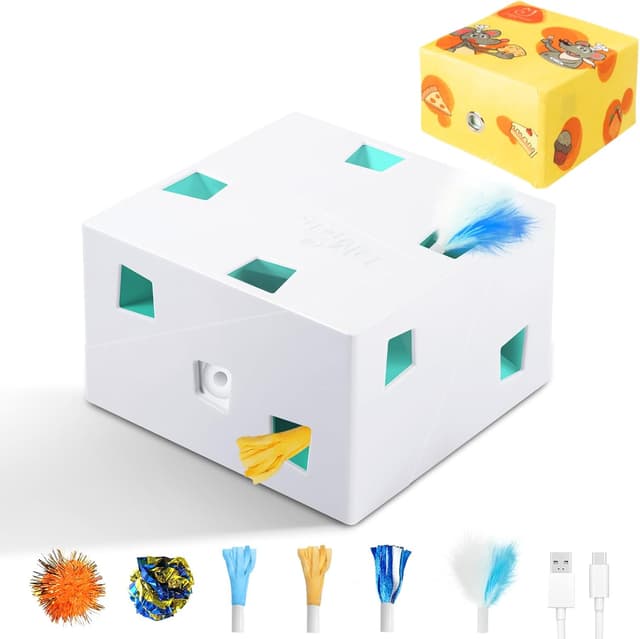 Thumbnail 4 de Migipaws MigiBox Feder Ersatz 6 Stück Katzenspielzeug 🐱