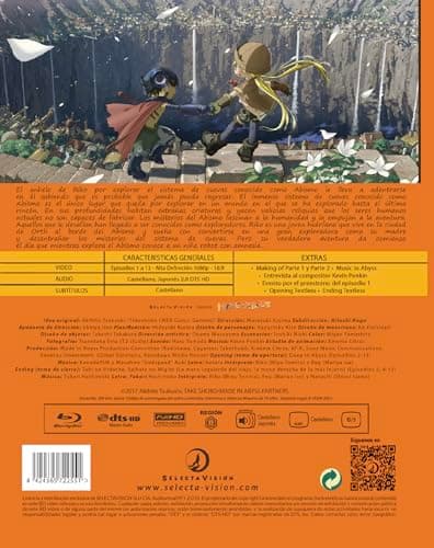 Detalle de Made In Abyss Temporada 1 Blu-Ray 2025 📀