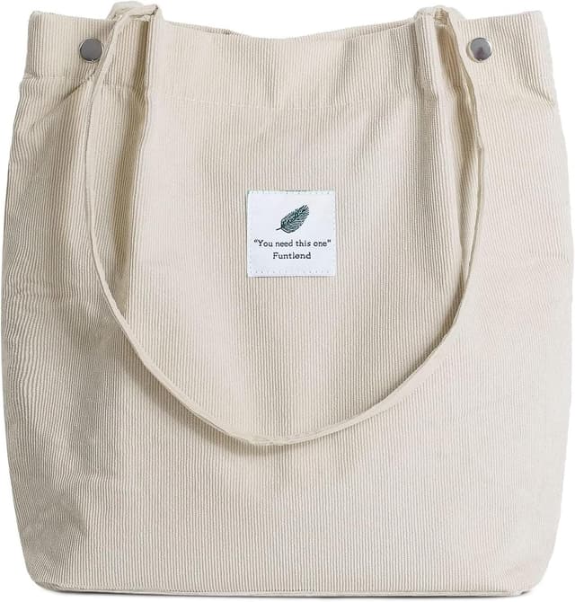 Detalle 2 de Funtlend Umhängetasche Cord Tasche 40 x 35