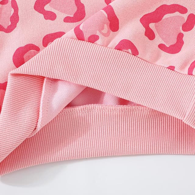 Detalle 2 de Balkorith girls heart jumper sweatshirt (crew neck) – long sleeve cotton top for ages 2–7