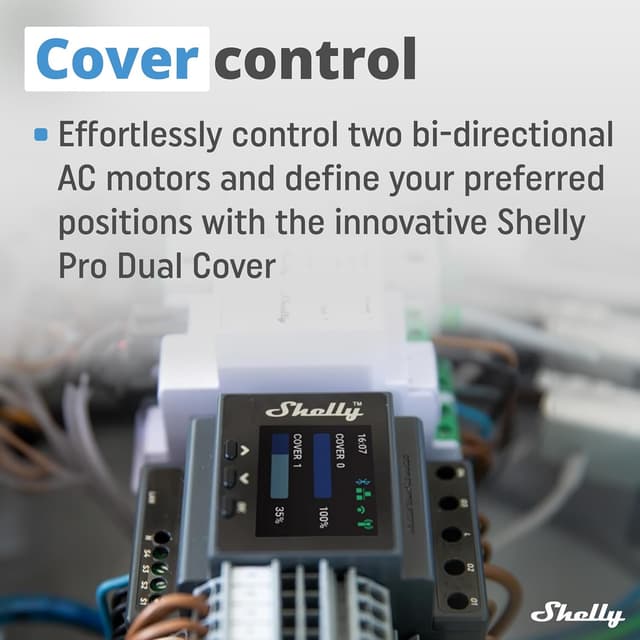 Thumbnail 3 de Shelly Pro Dual Cover/Shutter PM 2 canali