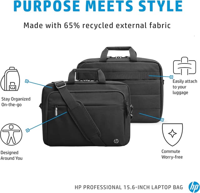 Detalle de HP Professional borsa per notebook fino a 15,6" con RFID e fissaggio al trolley