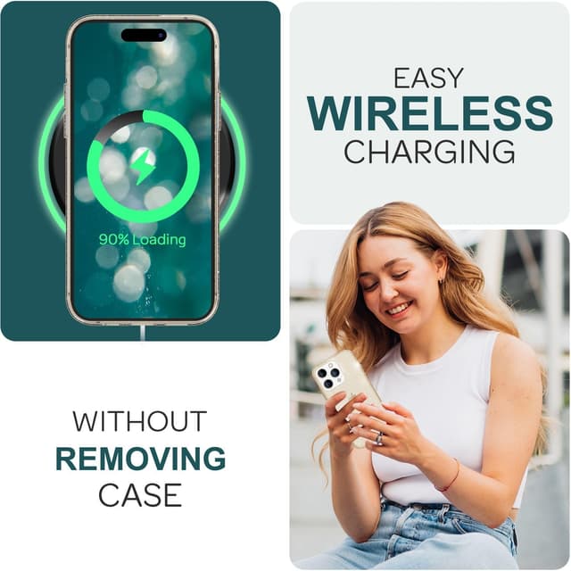 Thumbnail 4 de NALIA Glitzerhülle iPhone 15 Pro Max Gold