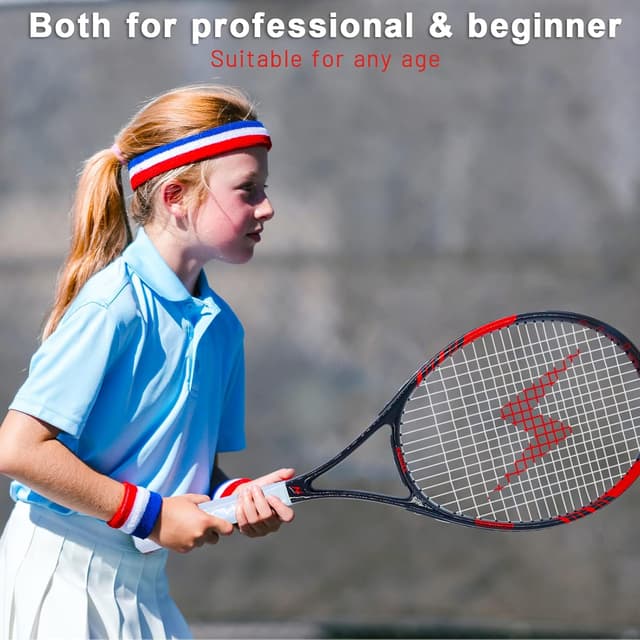 Detalle 2 de Nalax Tennis Racket (Carbon Fibre, 300g) with Carry Bag & Grip Tape