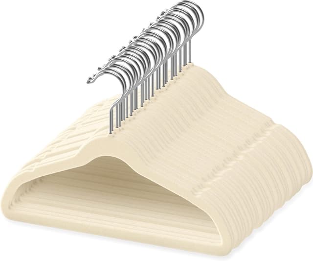 Imagen de TechZoo 50 Premium Baby Velvet Hangers 11.8" for Kids en OfertitasTOP