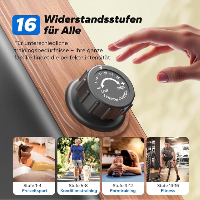 Thumbnail 3 de MERACH Rudergerät klappbar – magnetisches Heim-Rudergerät 🚣